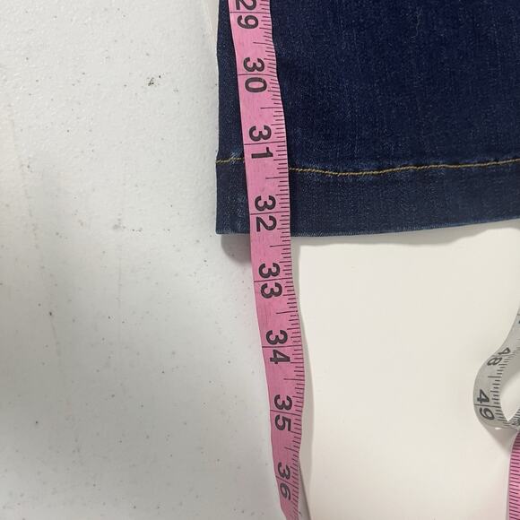 Spanx SPANXshape EveryWear Flare Jeans Midnight Shade Size M Petite High Rise - Picture 12 of 12